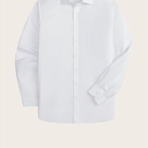 Calvin Klein White Men's Dress Shirt - Button Front